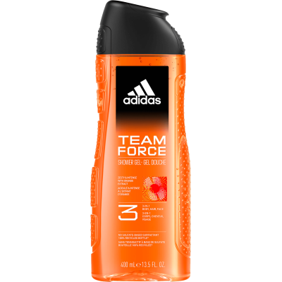 Adidas men 3in1 shower gel Team force 400 ml