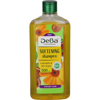DeBa šampon Softening Calendula & BIO Argan 500 ml