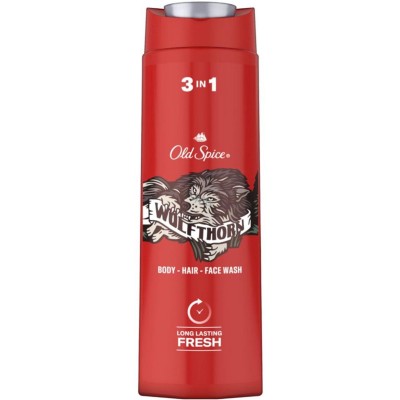 Old Spice Men's Shower Gel and Shampoo 3in1 Wolfthorn 400 ml
