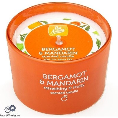 Pan Aroma vonná svíce Bergamot a mandarinka 85 g
