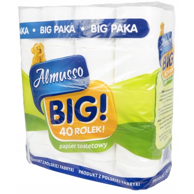 Almusso toilet paper BIG 40 pcs 3 ply