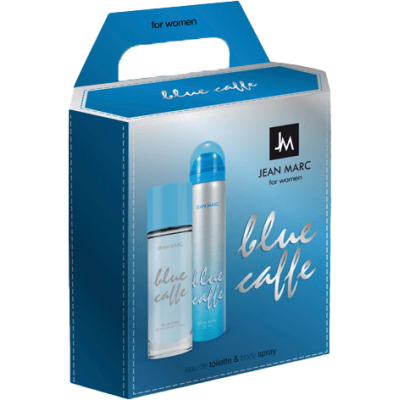 JM ladies set of edt and deo Blue Caffe
