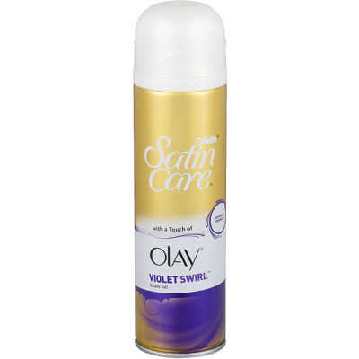 Gillette Satin Care ladies shaving gel Violet swirl 200 ml