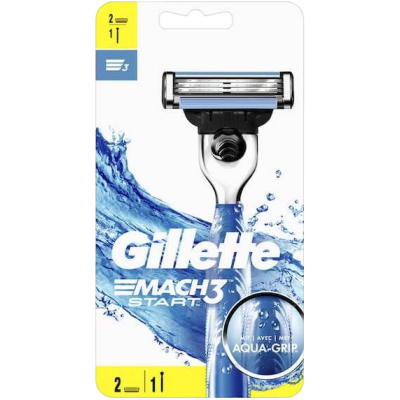 Gillette mach 3 Start razor + replacement heads 2 pcs