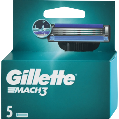 Gillette mach 3 náhradné hlavice 5ks