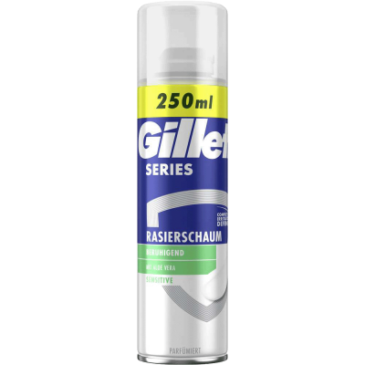 Gillette shaving foam sensitiv with aloe vera 250 ml