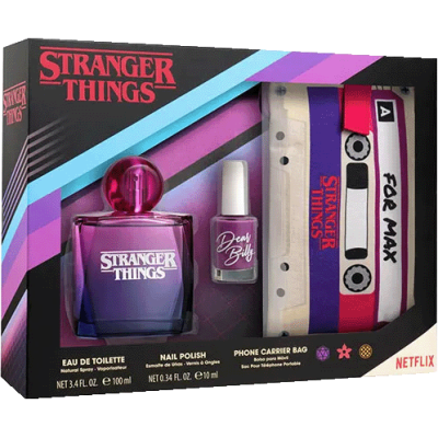Stranger Things set toaletní voda + lak na nehty + pouzdro na telefon