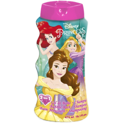 Princesses 2in1 shampoo and bath foam 475 ml