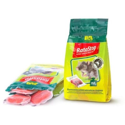 RataStop fluorescent soft bait for rodents 10x15g