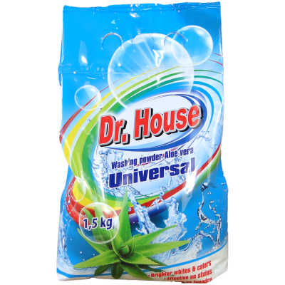Dr. House prací prášek Universal 1,5 kg (15PD)