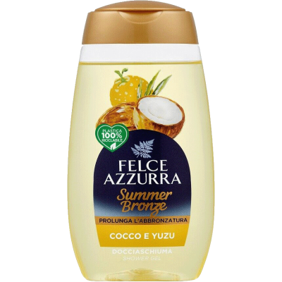 Felce Azzura Summer Bronz sprchový gel Coconut & yuzu 250 ml