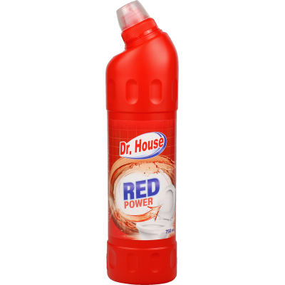 Dr. House wc čistič Red power 750 ml
