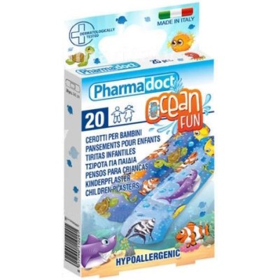Pharmadoct náplast dětská s motivem Ocean fun 20 ks