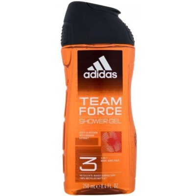 Adidas men 3in1 shower gel Team Force 250 ml