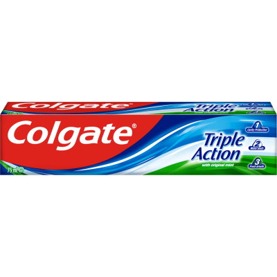 Colgate triple action mint toothpaste 75 ml