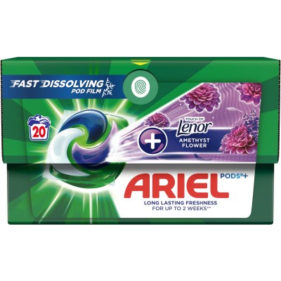 Ariel kapsle na praní BOX Lenor amethyst flower 20 ks