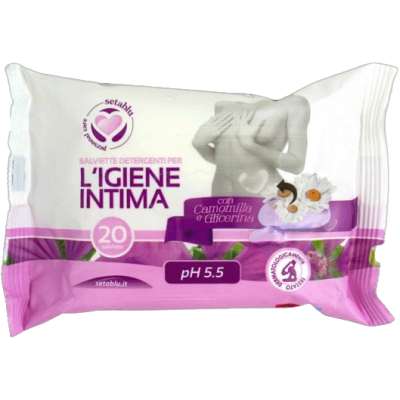 Intimate wipes with chamomile 20 pcs